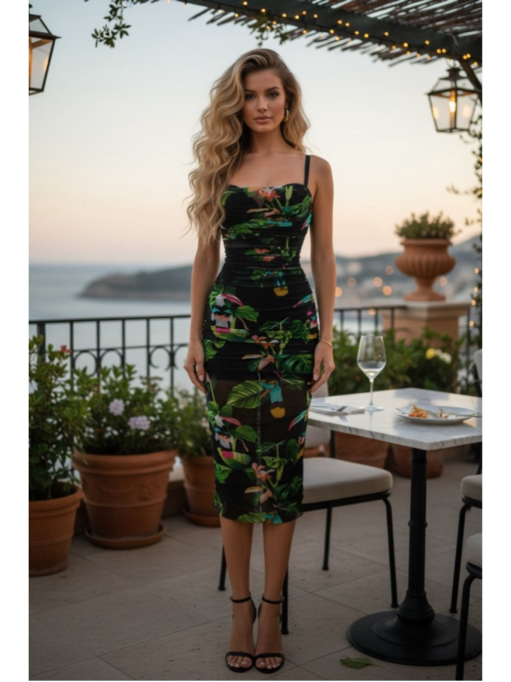 TA3| Sweetie Mesh Draped Corset Dress | Toucan| XXS| Regular/long | NWT|